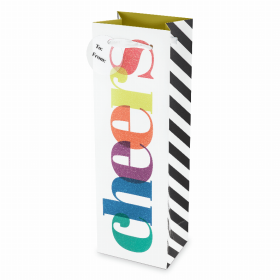 Colorful Cheers Wine Bag By Cakewalk