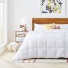 Full Size Cozy All Seasons Plush White Polyester Down Alternative Comforter