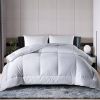 King Size All Seasons Soft White Polyester Down Alternative Comforter