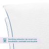 Set of 2 King size Memory Foam Pillow with Removable Machine Washable Cover