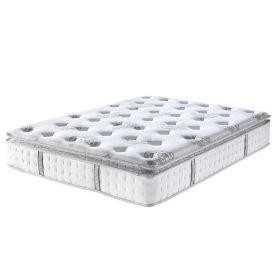 12 inch Medium Firm Pillow Top Hybrid Mattress In A Box - King Size