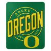 Oregon OFFICIAL NCAA "Campaign" Fleece Throw Blanket; 50" x 60"