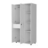 Austin White 1-Drawer Armoire Closet