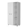 Austin White 1-Drawer Armoire Closet