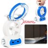 Desk Cooling Fan w/180°Adjustable LED Lamp Baby Stroller Fan Emergency Flashlight Torch