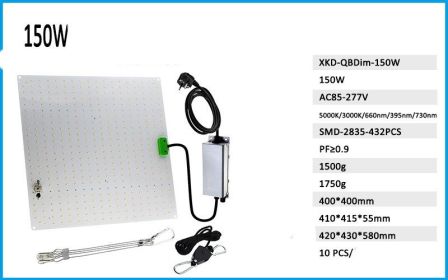 Quantum Plate Plant Fill Light Lamp 120W (Option: 150w Dimming-EU)