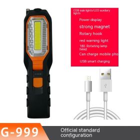 Work Light Auto Repair Super Bright Strong Light Led With Magnet Car Repair Lighting Flashlight (Option: G999)