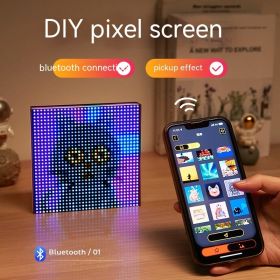 DIY Pixel Atmosphere Good Item Layout Night Light E-sports Decoration Table Lamp Desktop Creativity Atmosphere (Option: USB-DIY Pixel Atmosphere Light-2piece)