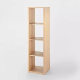 4 Cube Vertical Organizer (Color: Natural)