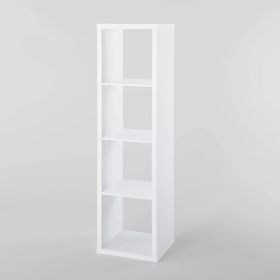 4 Cube Vertical Organizer (Color: White)