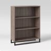 Mixed Material 3 Shelf Bookcase